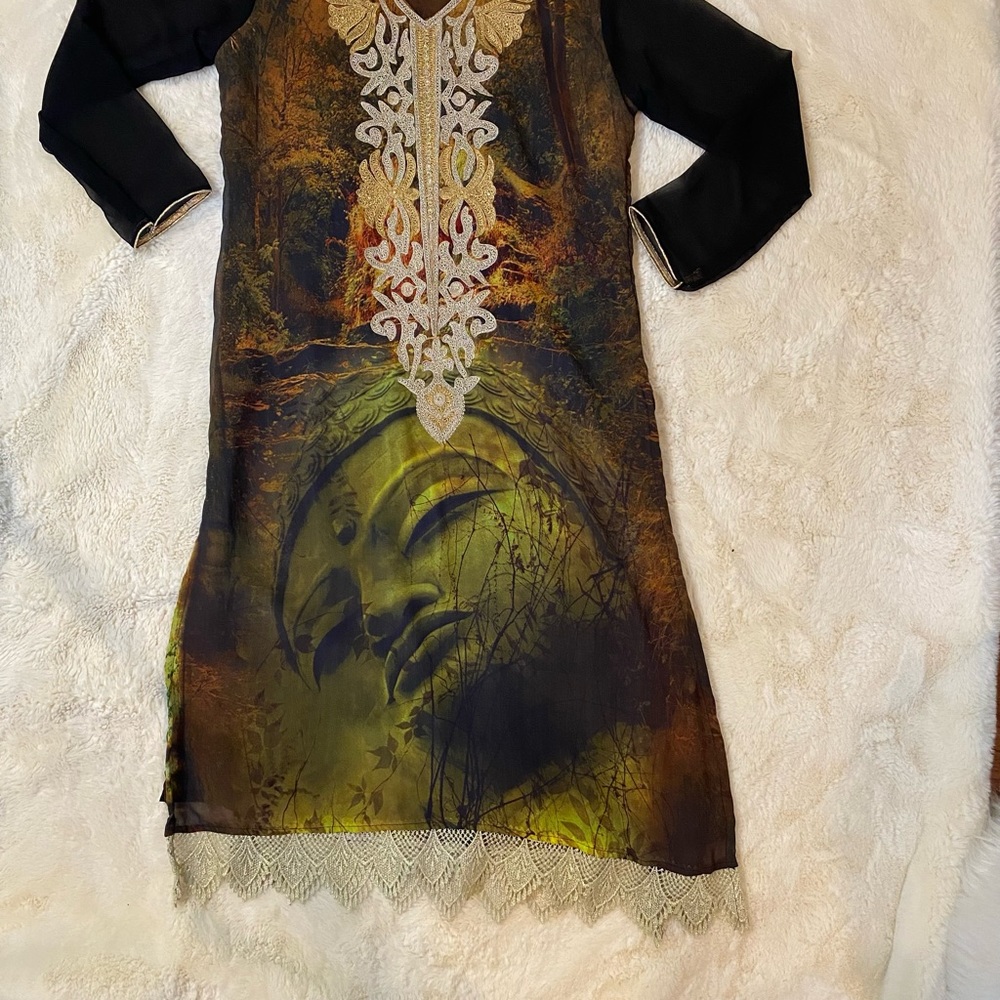 Vintage Buddha tunic/dress - Picture 3 of 8